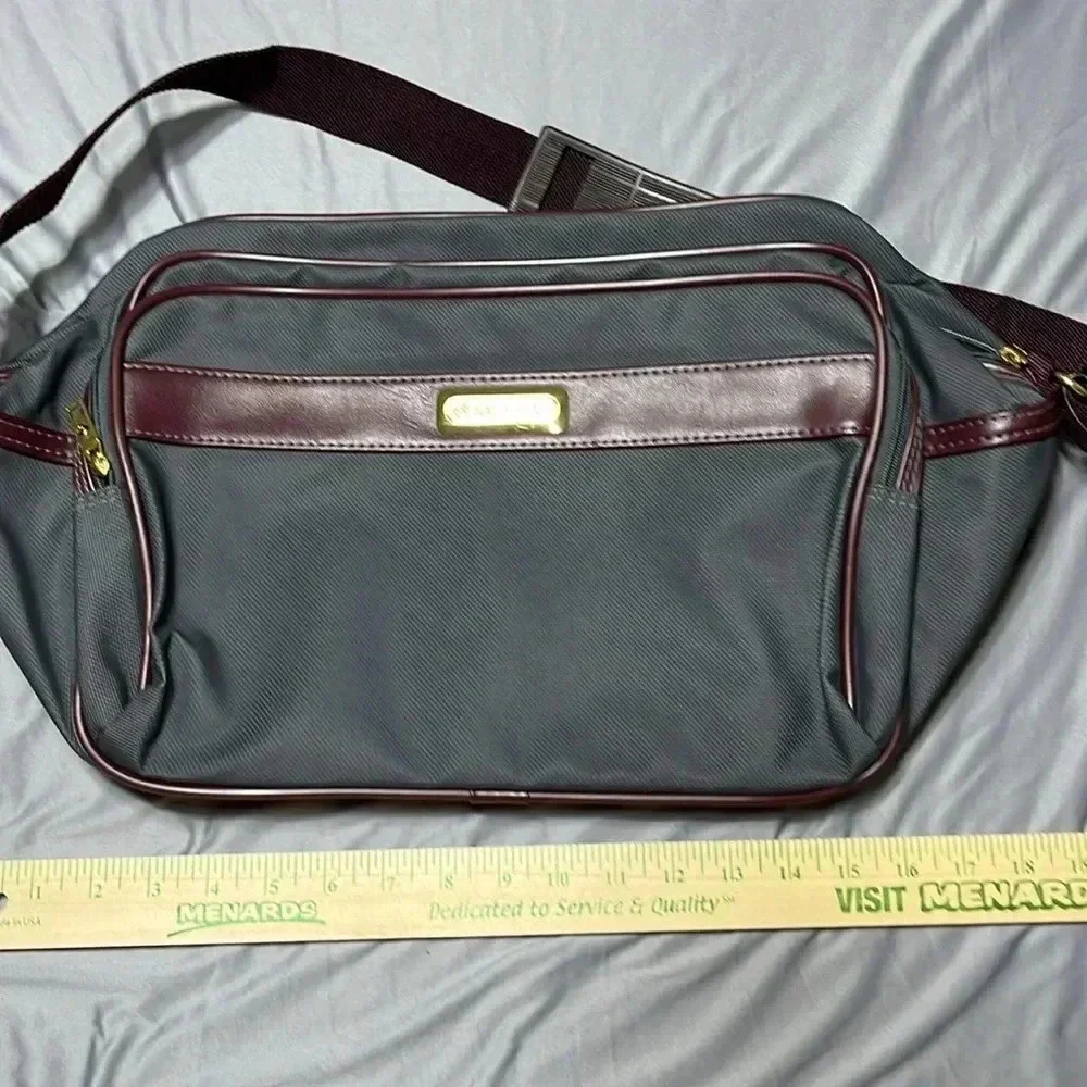 Samsonite Vintage Series 2100 Shoulder Tote Carryon Travel Bag Dark Gray NEW